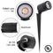 LED Landscape Light 10W 3000K 630 Lumens Black IP67 3 Year Warranty - Accent Light - Stake Mount