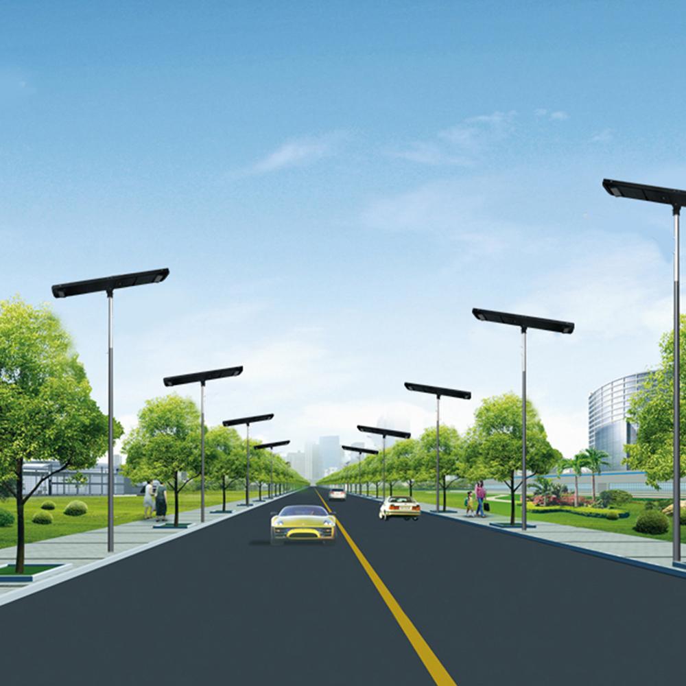 Solar LED Street/Pathway Light 5700K/4000K 18000 Lumens IP65 3 Year Warranty - Solar Panel 82W - LED 120W - With Remote Control