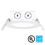 4 Inch LED Downlight 8W 500 Lumens UL ES Certified 5 Year Warranty - Dimmable - With Junction Box
