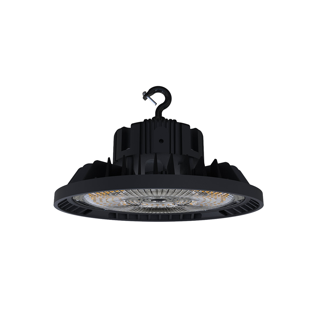LED UFO High Bay 300W 5000K 45000 Lumens IP66 UL DLC Premium - Dimmable - Hook Mount - V7