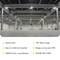 LED UFO High Bay 300W 5000K 45000 Lumens IP66 UL DLC Premium - Dimmable - Hook Mount - V7