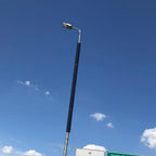 Solar Cylindrical Panel Fixture 6000K 2400 Lumens IP65 3 Year Warranty - Solar Panel 140W - LED 20W