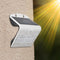 Solar LED Wall Mount Light 400 Lumens 6000K IP65 - Solar Panel 2.3W - LED 3.2W
