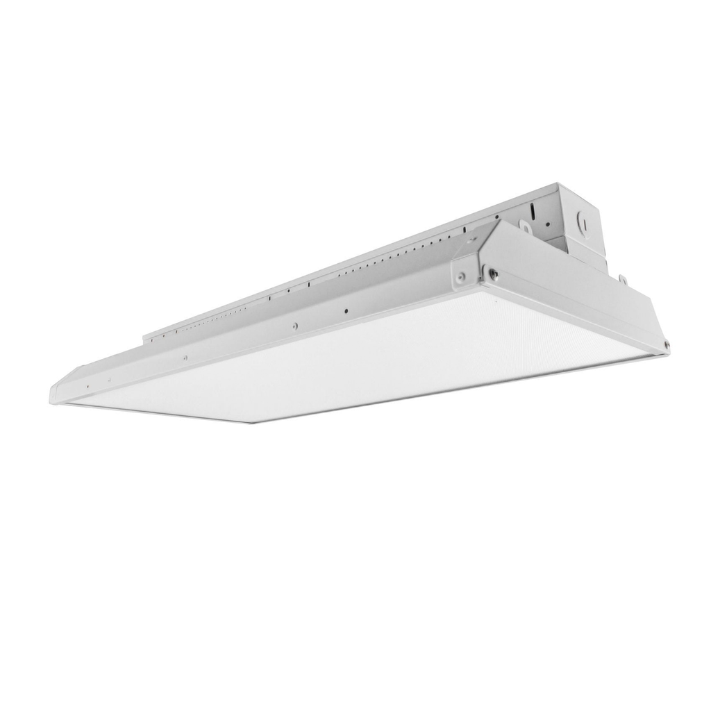 2ft LED Linear High Bay 110W 15000 Lumens - Frosted - UL DLC Certified 5 Year Warranty - Dimmable - Chain Mount