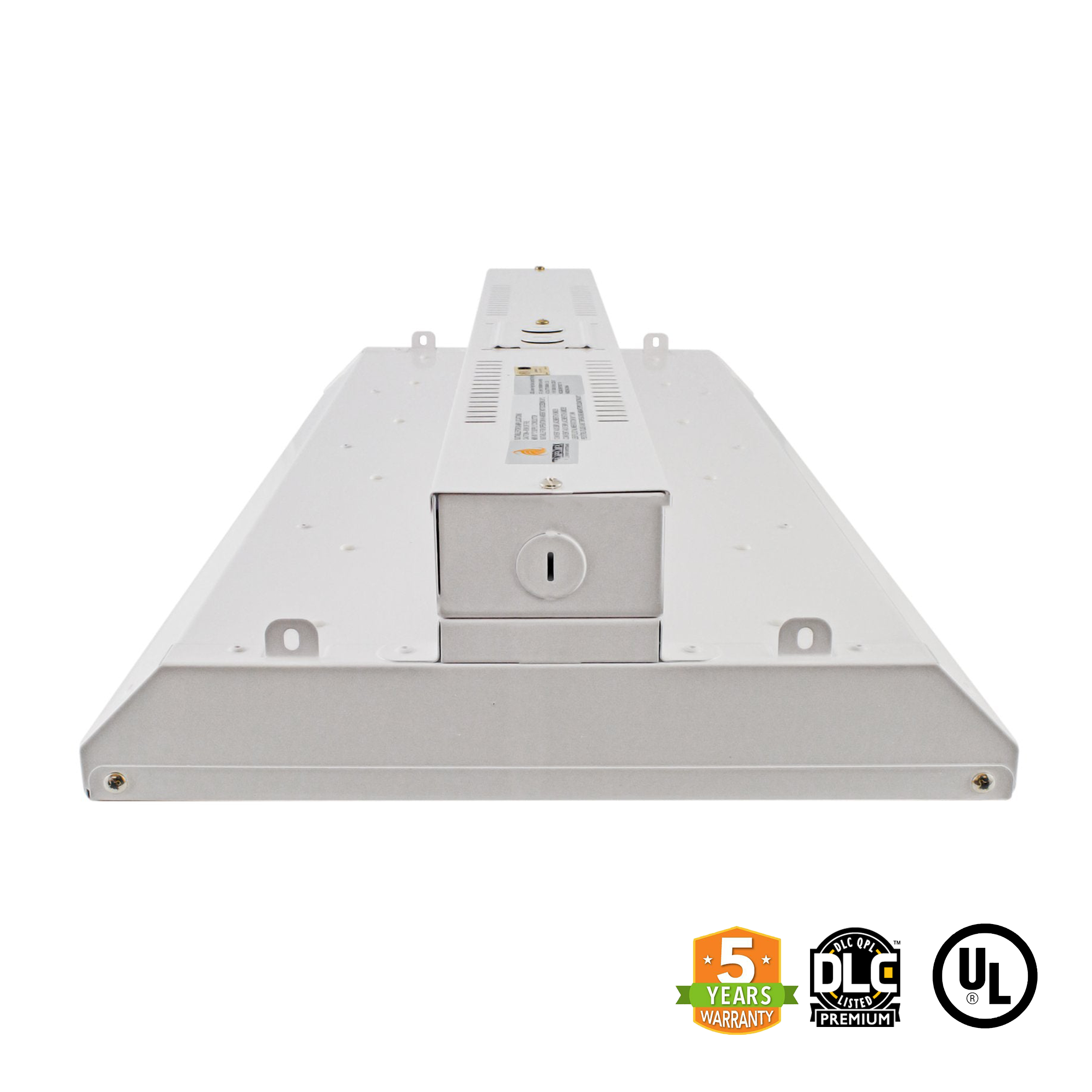 2ft LED Linear High Bay 110W 15000 Lumens - Frosted - UL DLC Certified 5 Year Warranty - Dimmable - Chain Mount