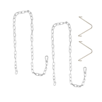 2ft LED Linear High Bay 110W 15000 Lumens - Frosted - UL DLC Certified 5 Year Warranty - Dimmable - Chain Mount