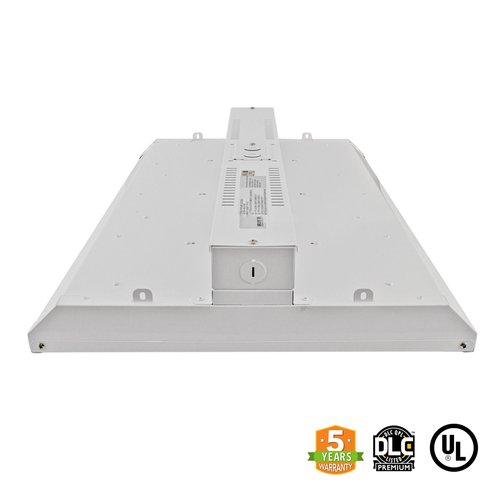 2ft LED Linear High Bay 165W 22500 Lumens UL DLC Certified 5 Year Warranty - Dimmable - Chain Mount - Pack of 2