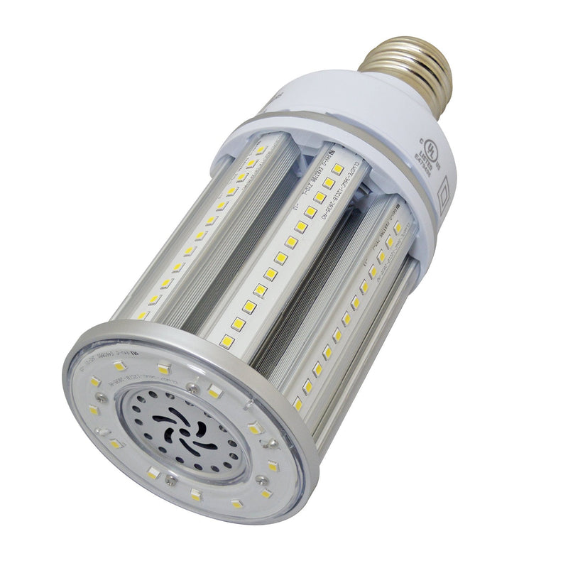 LED Corn Bulb 36W - Clear - 360 Degree - E26 & E39 Base - IP65 UL DLC Certified 5 Year Warranty