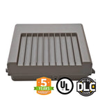 LED Wall Pack - 60W 5000K 8100 Lumens IP65 UL DLC Certified 5 Year Warranty - With Photocell - Full Cutoff - Dark Sky