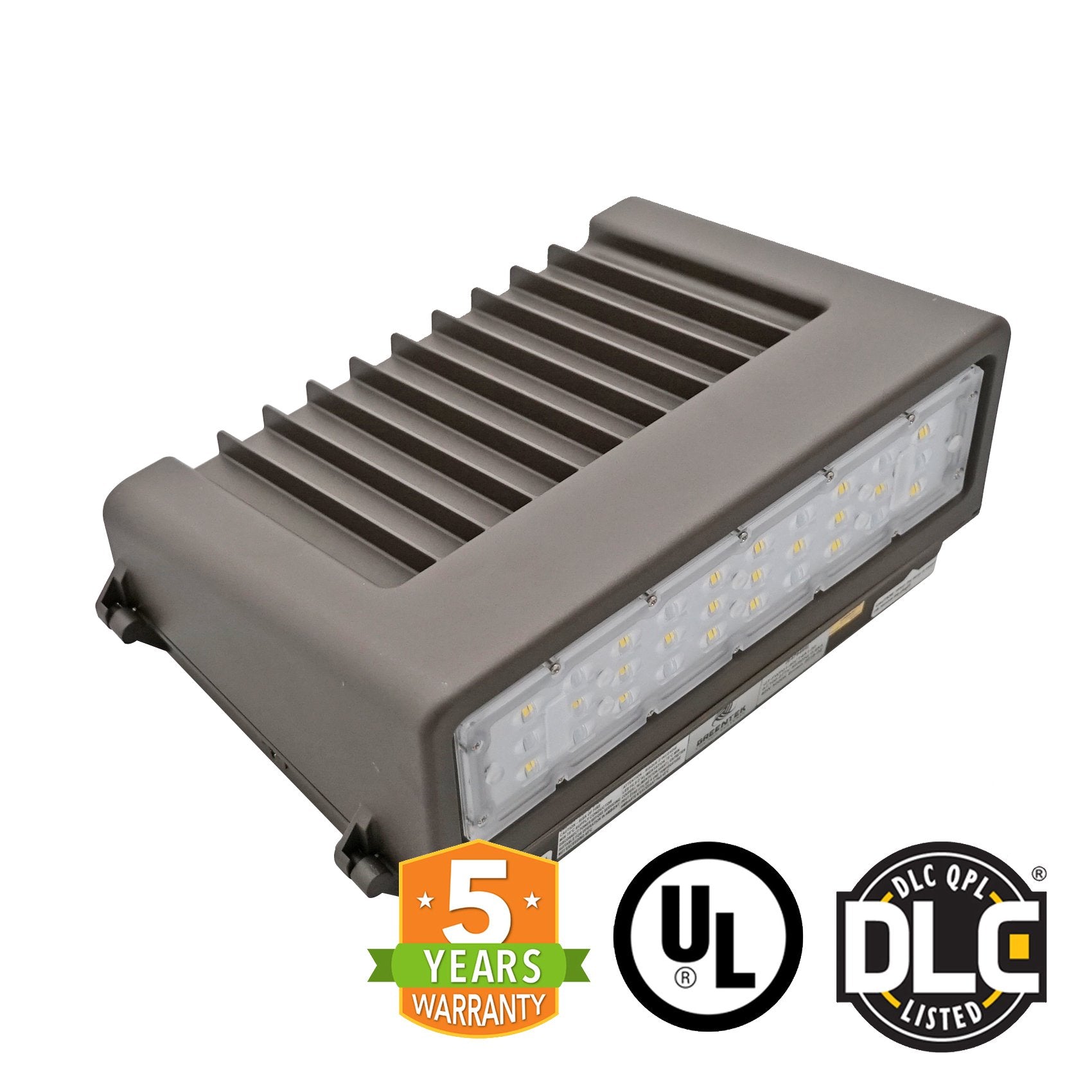 LED Wall Pack - 40W 5000K 5500 Lumens IP65 UL DLC Certified 5 Year Warranty - Full Cutoff - Dark Sky