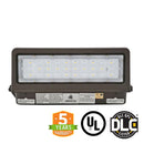 LED Wall Pack - 40W 5000K 5500 Lumens IP65 UL DLC Certified 5 Year Warranty - Full Cutoff - Dark Sky