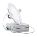 4 Inch LED Downlight 9.5W 600 Lumens - Clear - ETL ES Certified 5 Year Warranty -  Dimmable - With Driver Remote