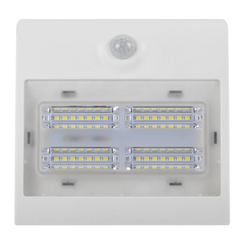 Solar LED Wall Mount Light 400 Lumens 6000K IP65 - Solar Panel 2.3W - LED 3.2W