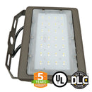 LED Flood Light 50W 5763 Lumens IP65 UL DLC Certified 5 Year Warranty