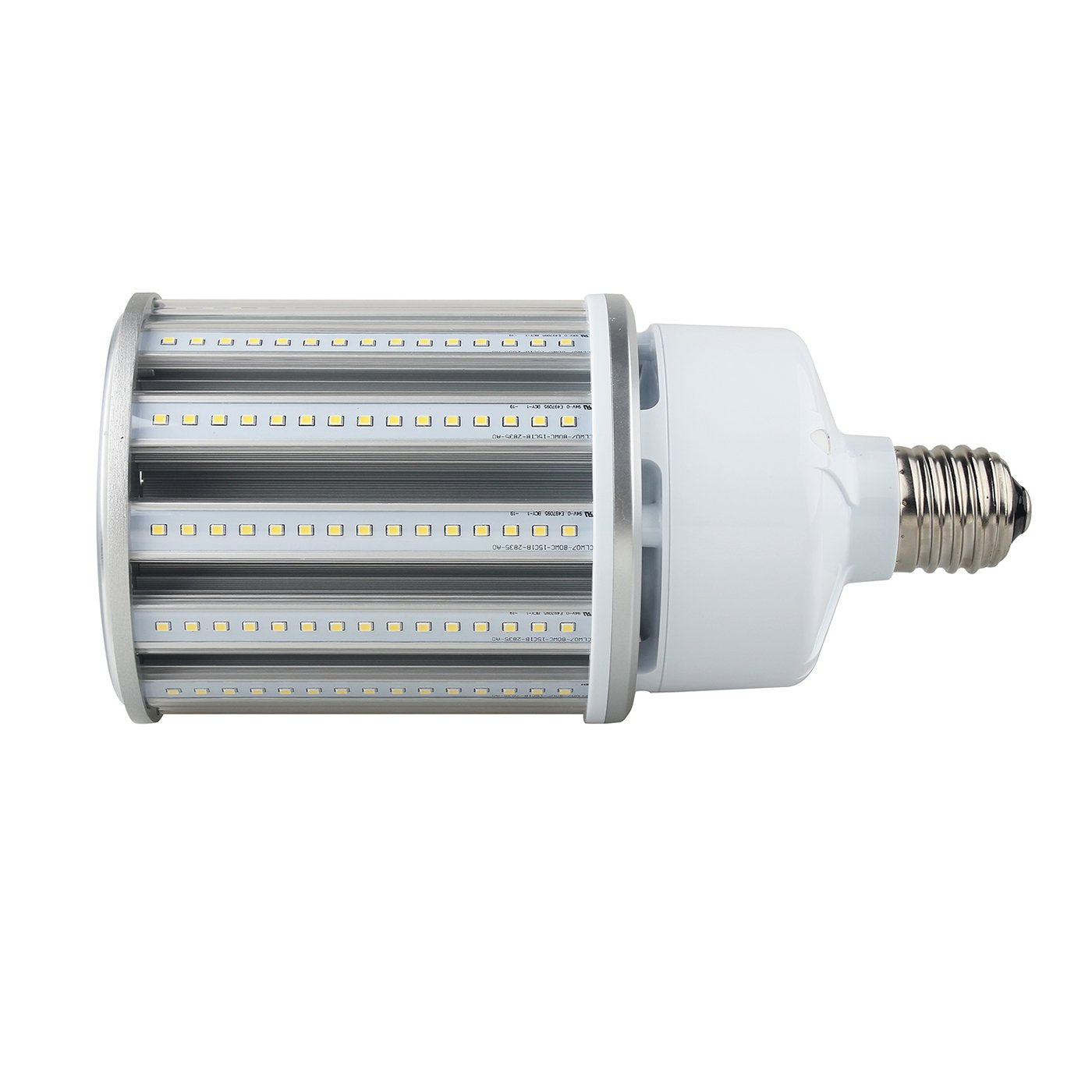 LED Corn Bulb 80W 10000 Lumens - Clear - E39 Base -  360 Degree - IP65 UL DLC Certified 5 Year Warranty