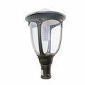 Solar Post Top LED Lamp 2000 Lumens IP65 - Solar Panel 12.5W - LED Street/Garden/Park Light - With Motion Sensor