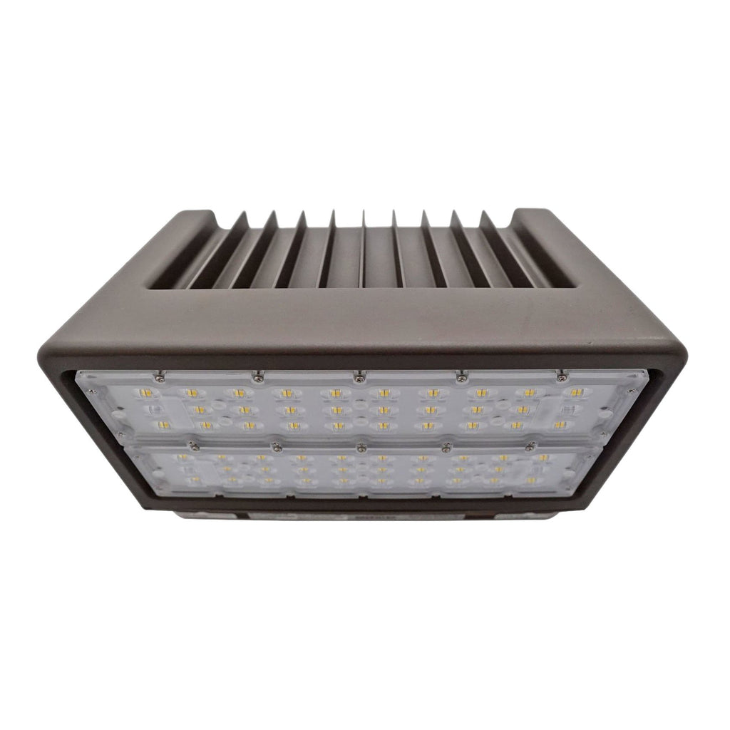 LED Wall Pack - 100W 5000K 13190 Lumens IP65 UL DLC Certified 5 Year Warranty - Full Cutoff - Dark Sky