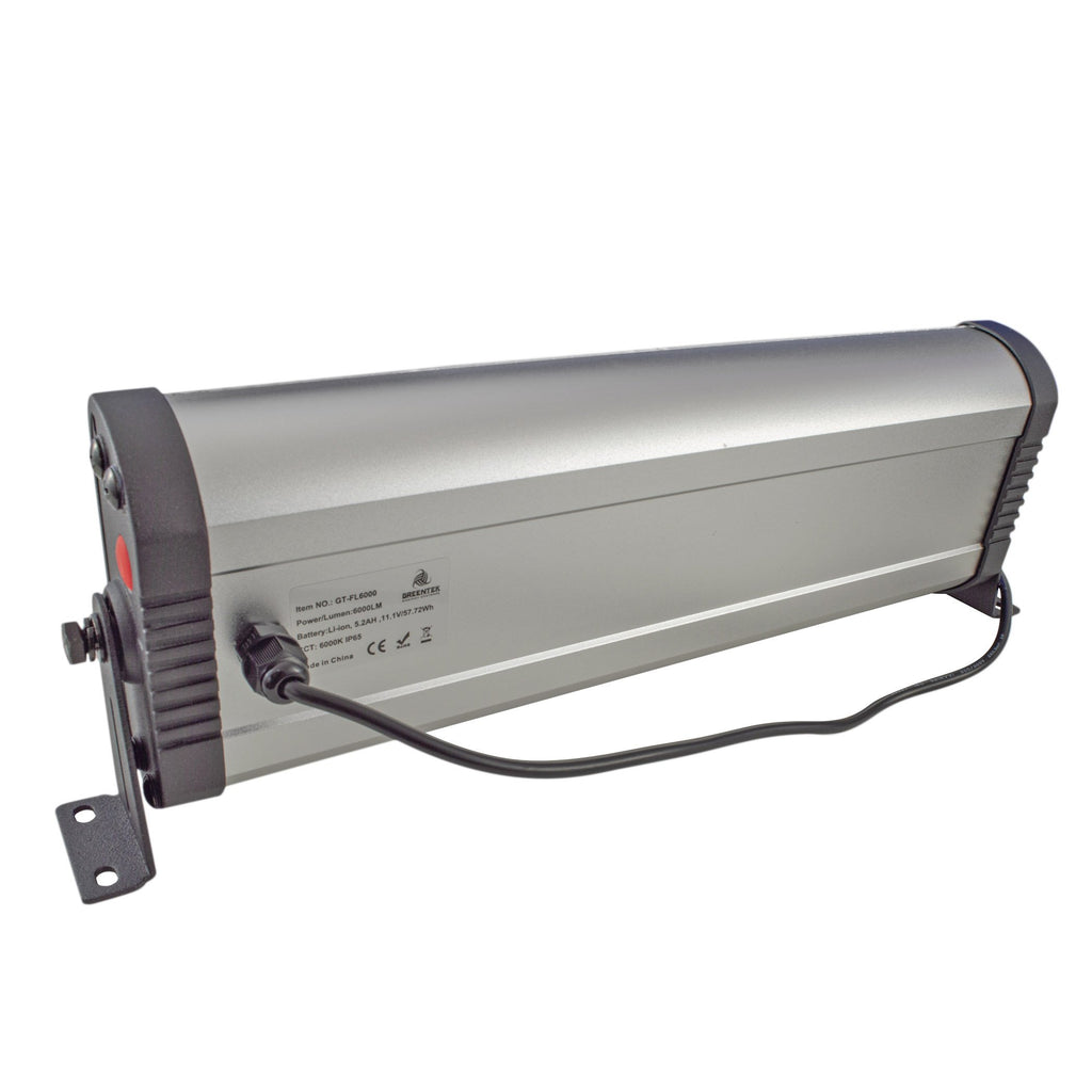 Solar Yard Light - Toughened Glass - 6000 Lumens 6000K IP65 - Solar Panel 14W - With Remote Control