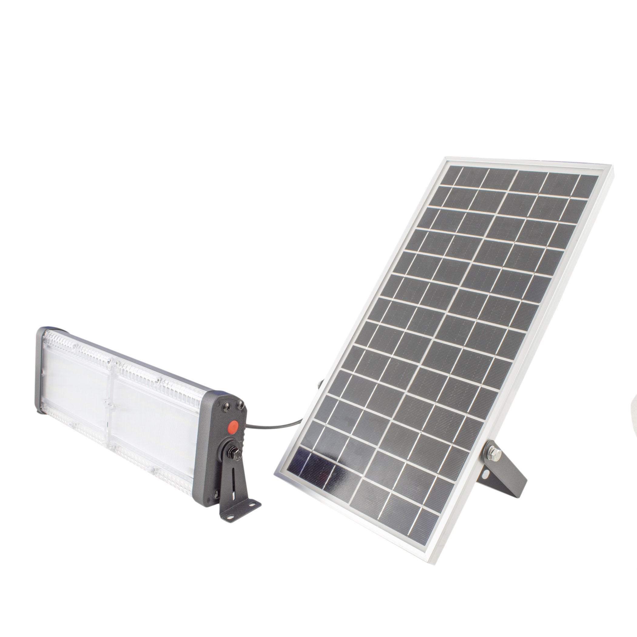 Solar Yard Light - Toughened Glass - 6000 Lumens 6000K IP65 - Solar Panel 14W - With Remote Control