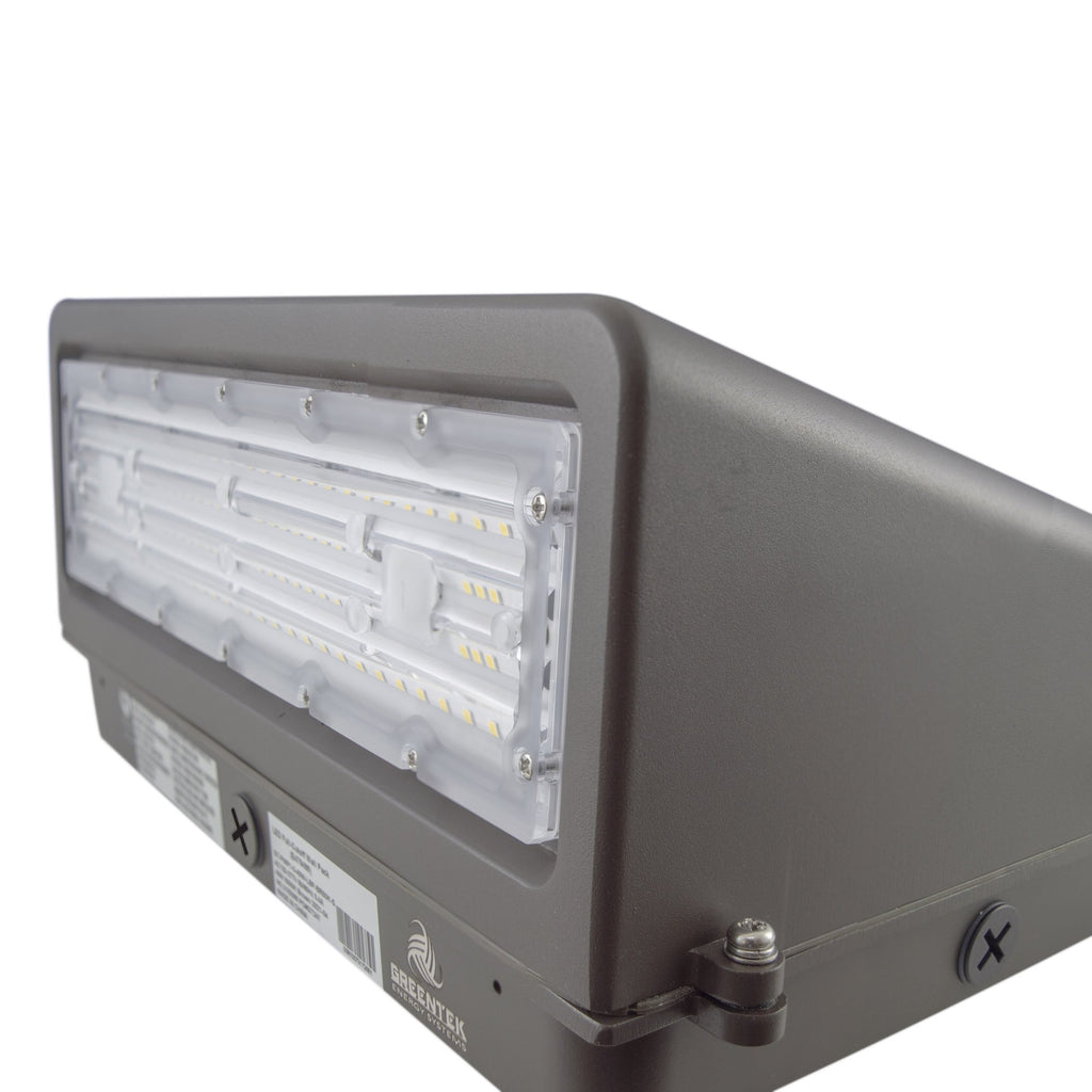 LED Wall Pack - 40W 5000K 5520 Lumens IP65 UL DLC Certified 5 Year Warranty - Full Cutoff - Dark Sky