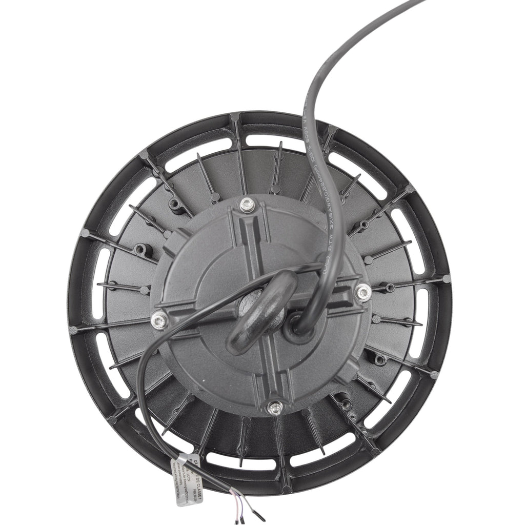LED UFO High Bay 150W 21850 Lumens IP65 DLC Premium 5 Year Warranty - Hook Mount - V2