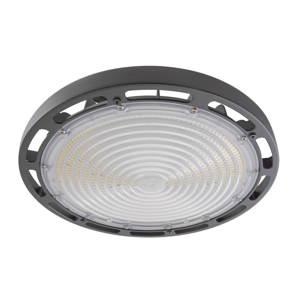 LED UFO High Bay 240W 33800 Lumens IP65 DLC Premium 5 Year Warranty - Hook Mount - V2