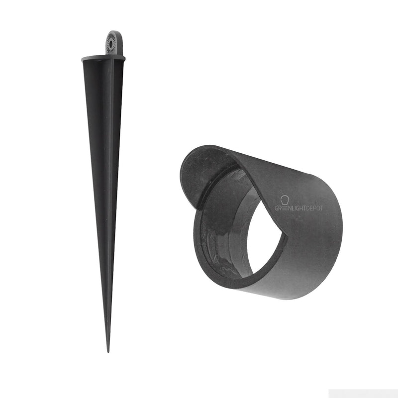 LED Landscape Light 10W 3000K 630 Lumens Black IP67 3 Year Warranty - Accent Light - Stake Mount