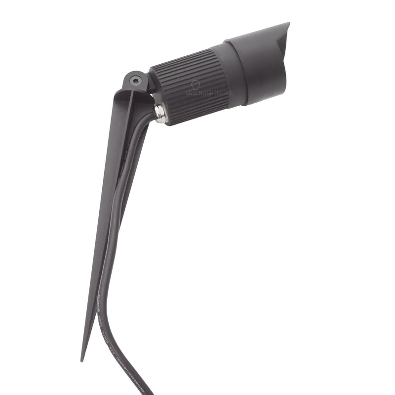 LED Landscape Light 10W 3000K 630 Lumens Black IP67 3 Year Warranty - Accent Light - Stake Mount