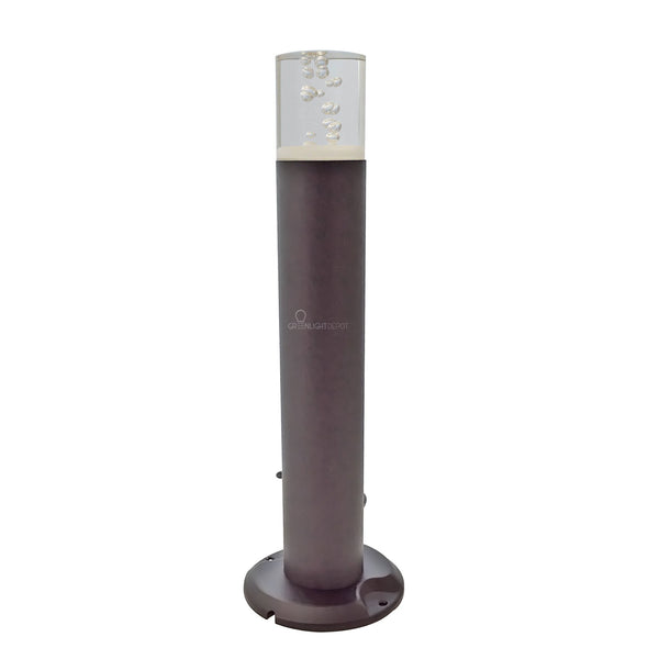 LED Lanscape Light - Round Column Bollard 12W 3000K Bronze IP65 3 Year Warranty