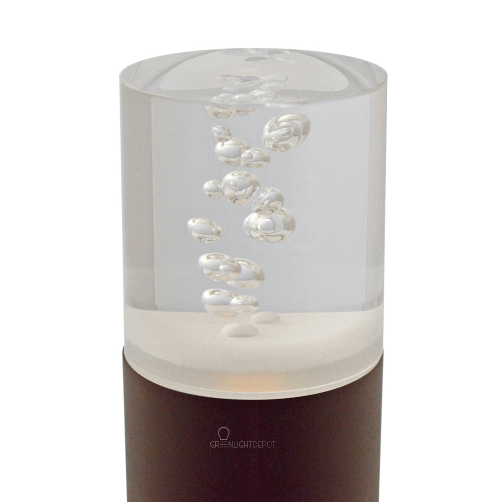 LED Lanscape Light - Round Column Bollard 12W 3000K Bronze IP65 3 Year Warranty