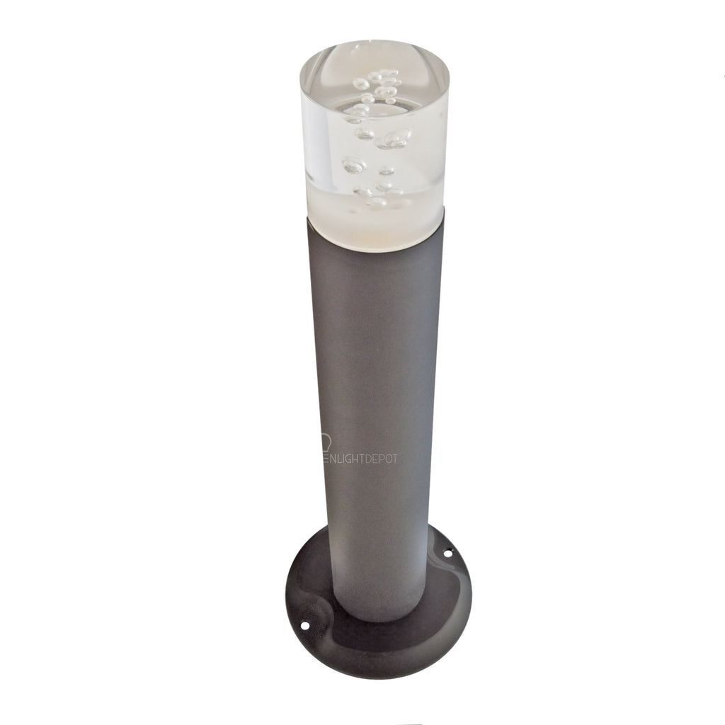 LED Lanscape Light - Round Column Bollard 12W 3000K Bronze IP65 3 Year Warranty