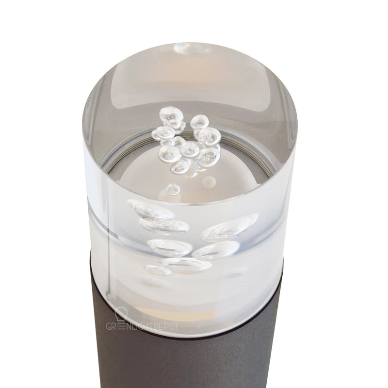 LED Lanscape Light - Round Column Bollard 12W 3000K Bronze IP65 3 Year Warranty