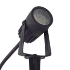 LED Landscape Light 3W 3000K 200 Lumens Black IP67 3 Year Warranty - Accent Light - Stake Mount