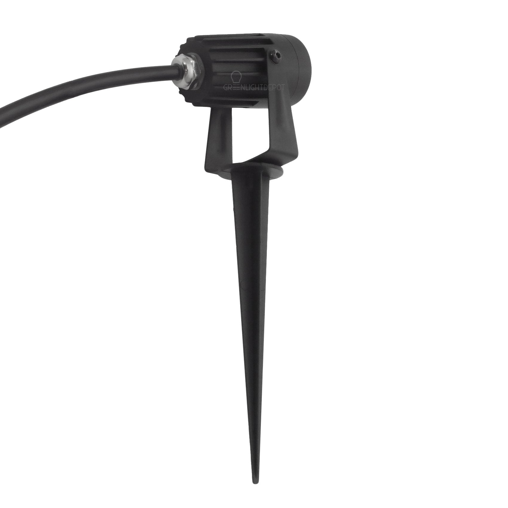 LED Landscape Light 3W 3000K 200 Lumens Black IP67 3 Year Warranty - Accent Light - Stake Mount