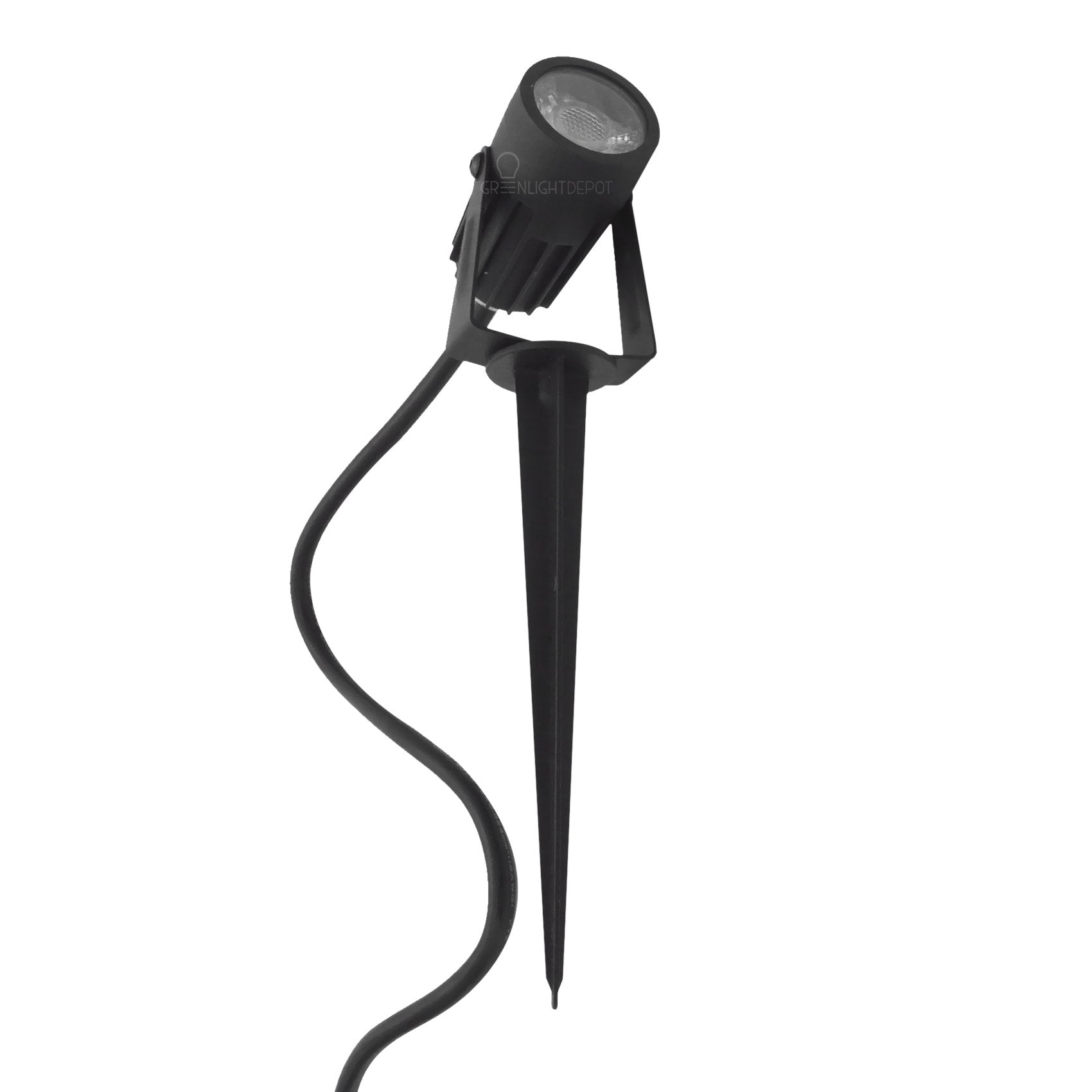 LED Landscape Light 3W 3000K 200 Lumens Black IP67 3 Year Warranty - Accent Light - Stake Mount