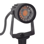 LED Landscape Light 3W 3000K 200 Lumens Black IP67 3 Year Warranty - Accent Light - Stake Mount