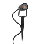 LED Landscape Light 3W 3000K 200 Lumens Black IP67 3 Year Warranty - Accent Light - Stake Mount