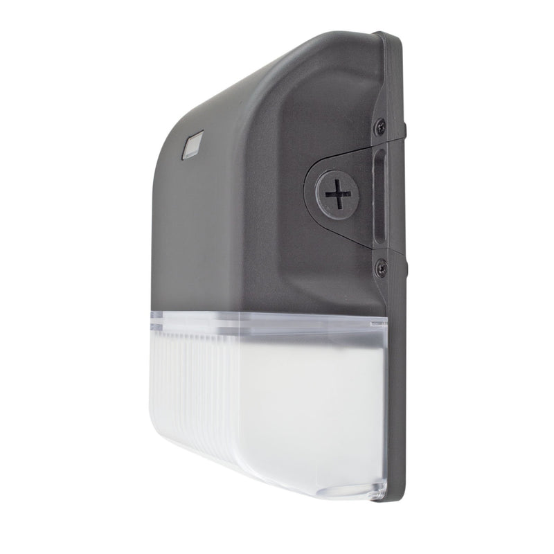 Mini LED Wall Pack - 15W 2030 Lumens IP65 ETL DLC Certified 5 Year Warranty - With Photocell