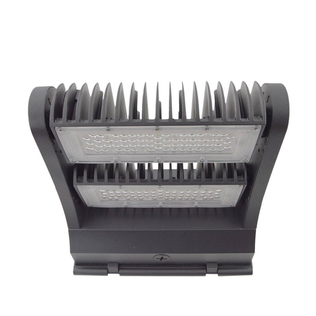 Rotatable LED Wall Pack - 80W 5000K 10875 Lumens IP65 UL DLC 5 Year Warranty - With Junction Box