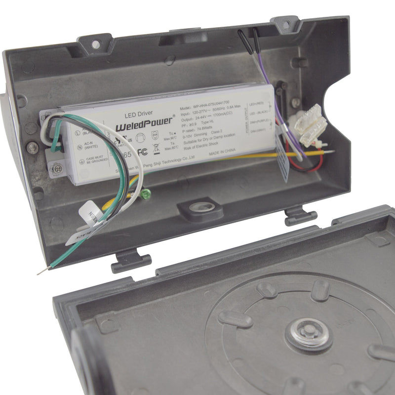 Rotatable LED Wall Pack - 80W 5000K 10875 Lumens IP65 UL DLC 5 Year Warranty - With Junction Box