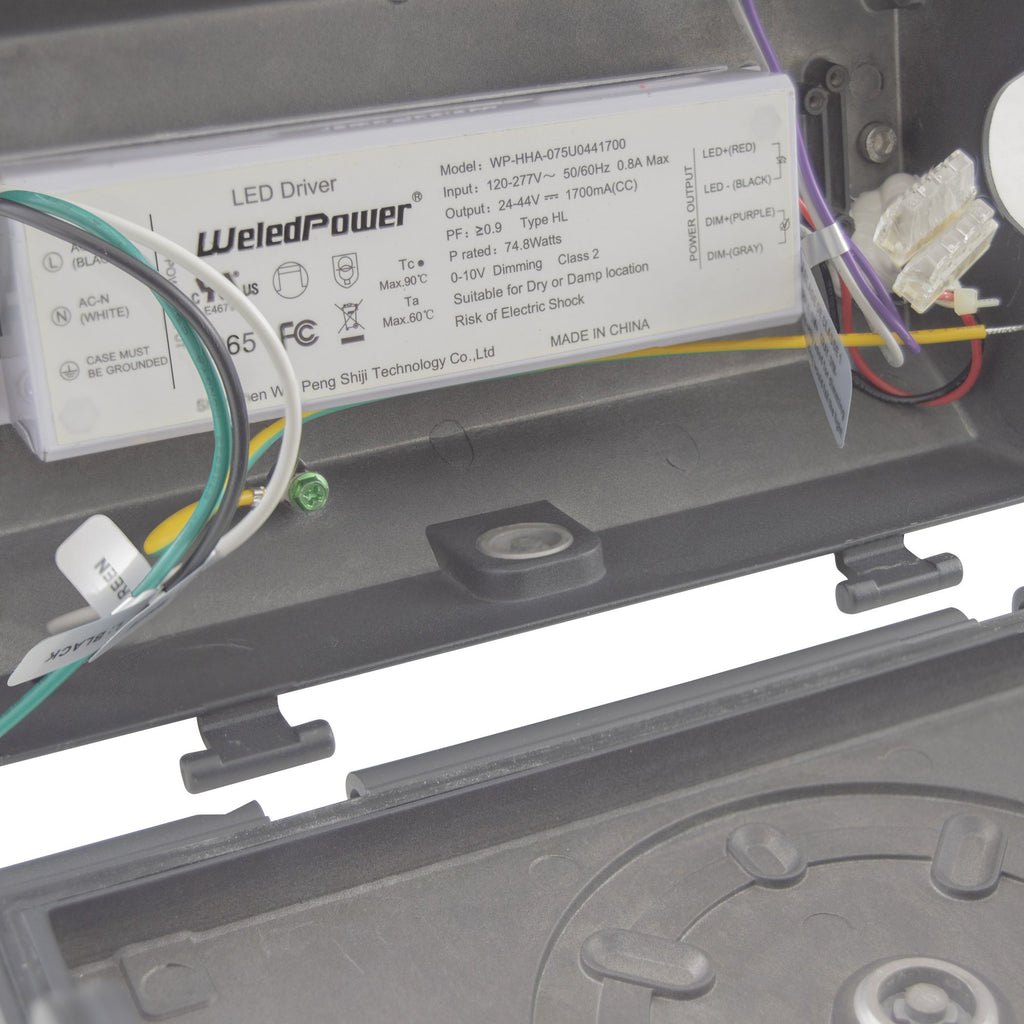 Rotatable LED Wall Pack - 80W 5000K 10875 Lumens IP65 UL DLC 5 Year Warranty - With Junction Box