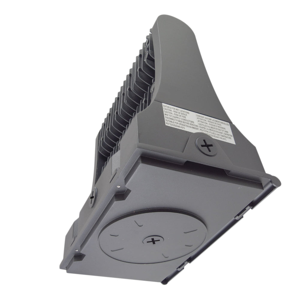 Rotatable LED Wall Pack - 80W 5000K 10875 Lumens IP65 UL DLC 5 Year Warranty - With Junction Box