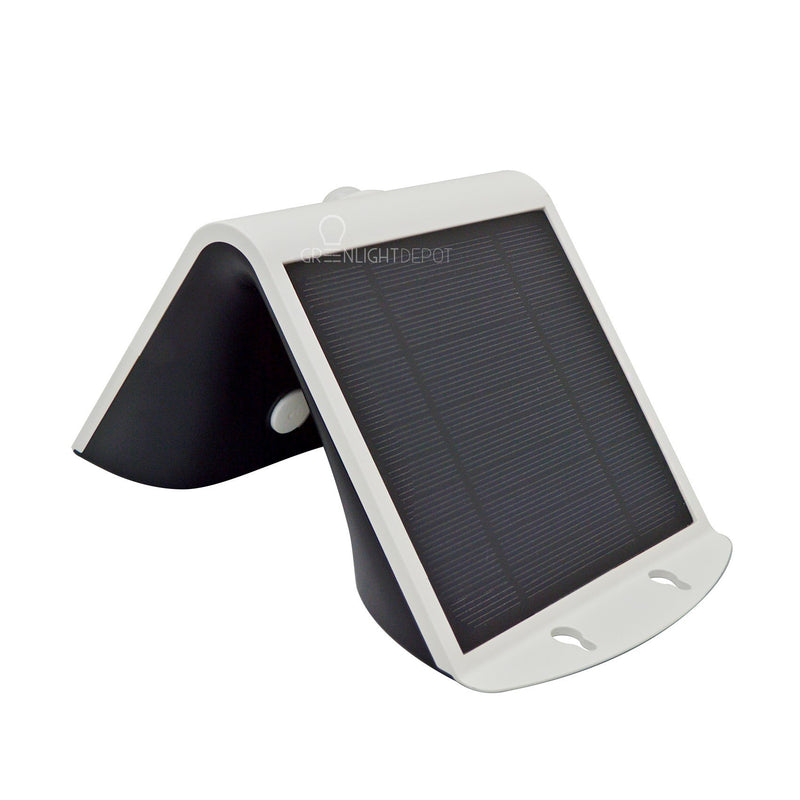 Solar LED Wall Mount Light 400 Lumens 6000K IP65 - Solar Panel 2.3W - LED 3.2W