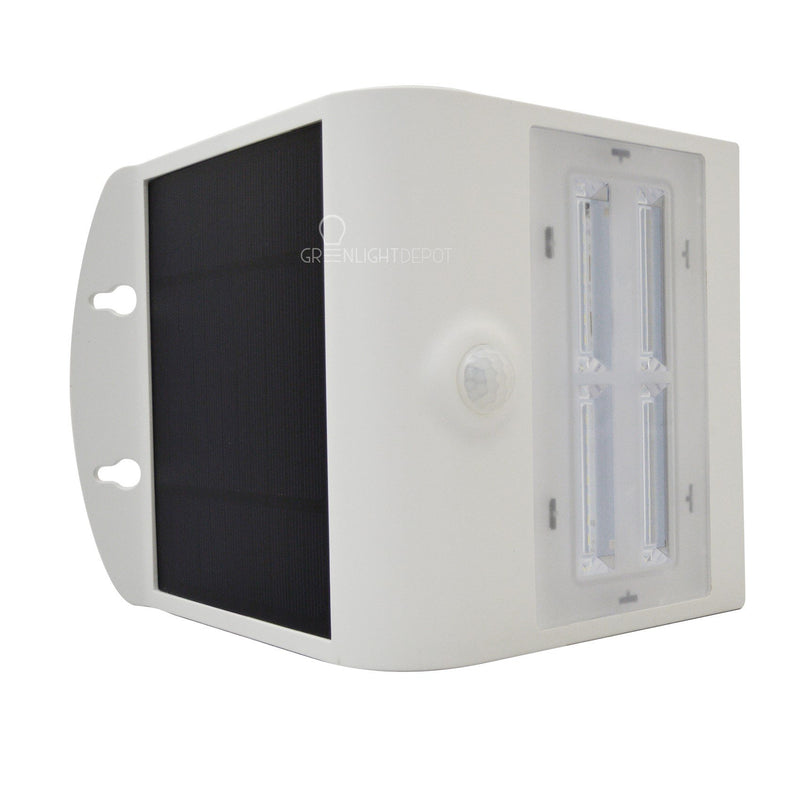 Solar LED Wall Mount Light 400 Lumens 6000K IP65 - Solar Panel 2.3W - LED 3.2W