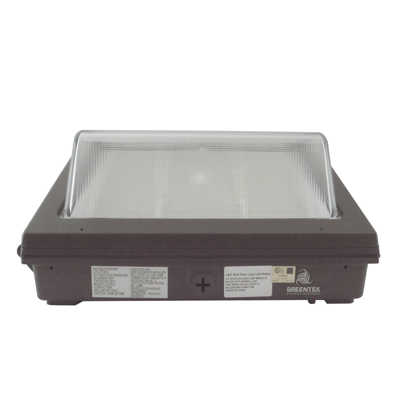 LED Wall Pack - 40W 5600 Lumens IP65 UL DLC Certified 5 Year Warranty - With Photocell - Semi Cutoff - Forward Throw