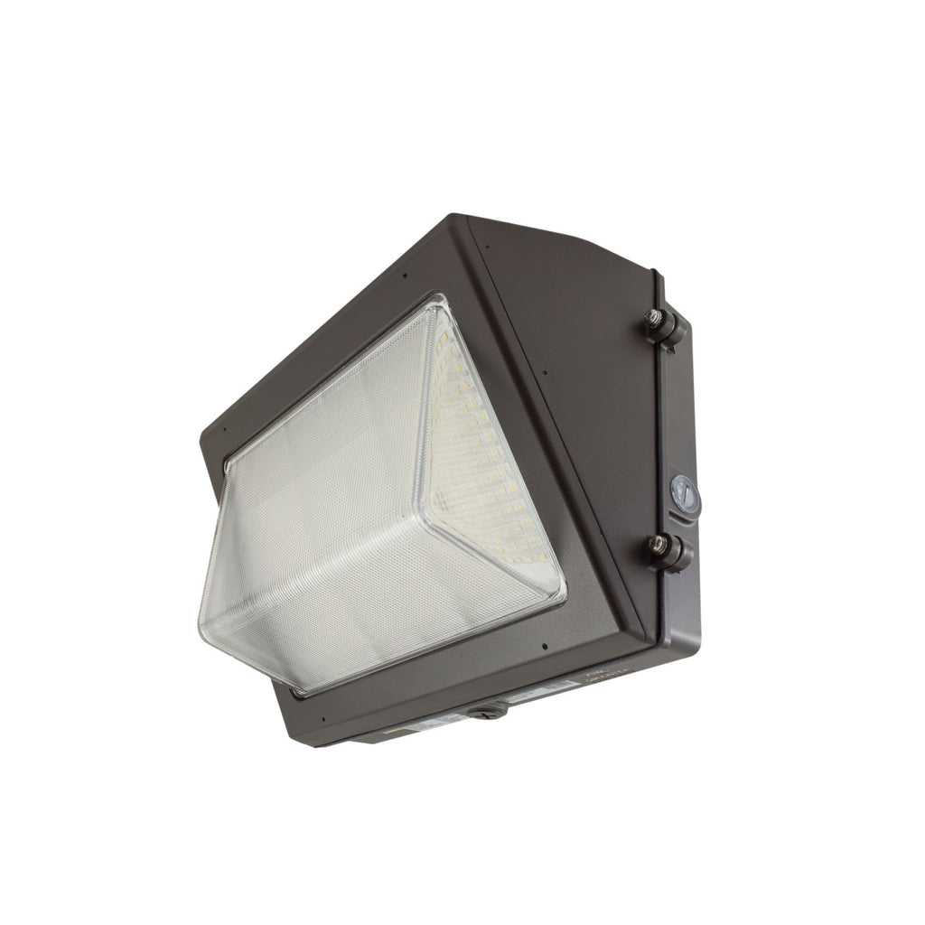 LED Wall Pack - 80W 11500 Lumens IP65 UL DLC Certified 5 Year Warranty - With Photocell - Semi Cutoff - Forward Throw