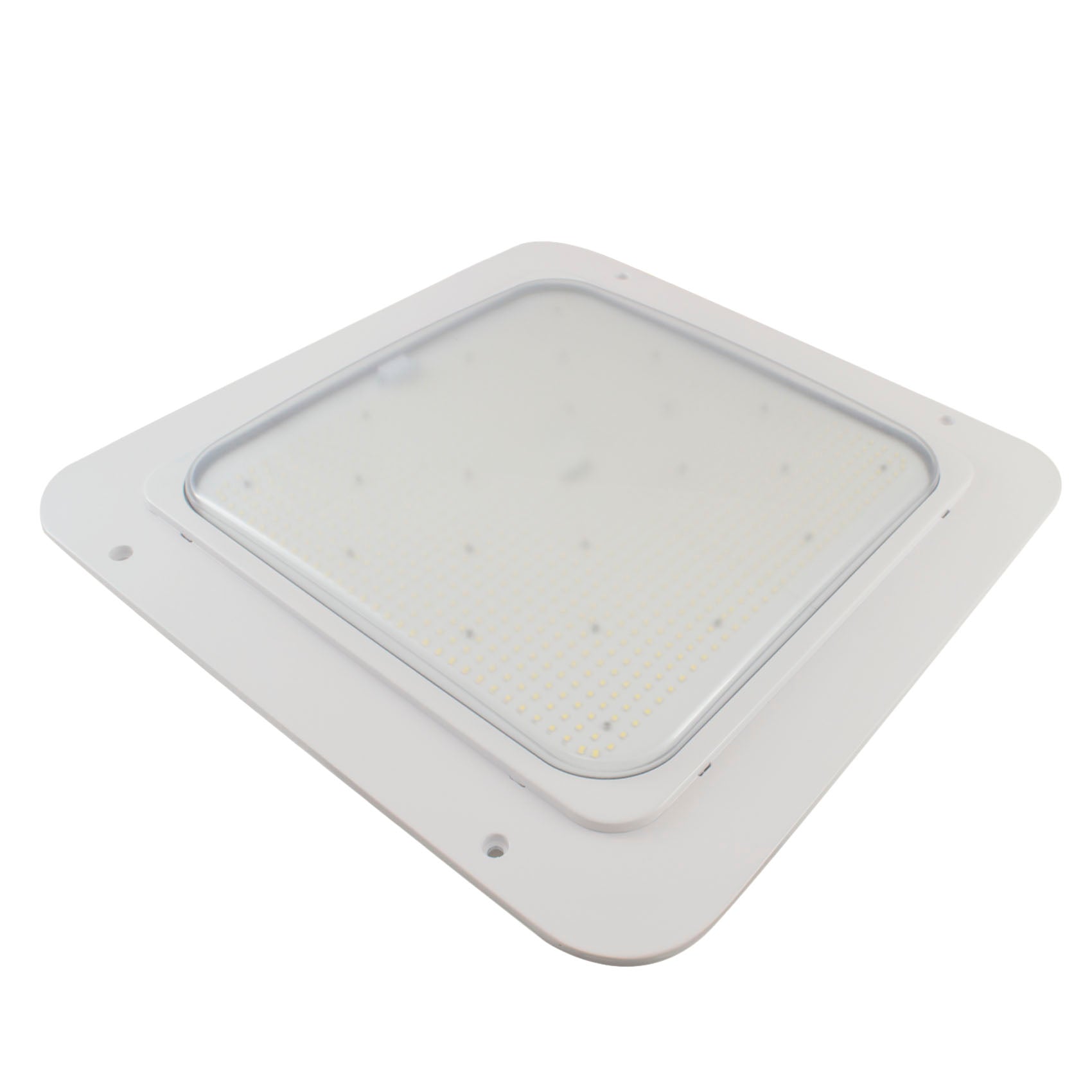 LED Canopy Light 180W 5700K 25400 Lumens White IP65 UL DLC Premium 5 Year Warranty - Gas Station - With Junction Box