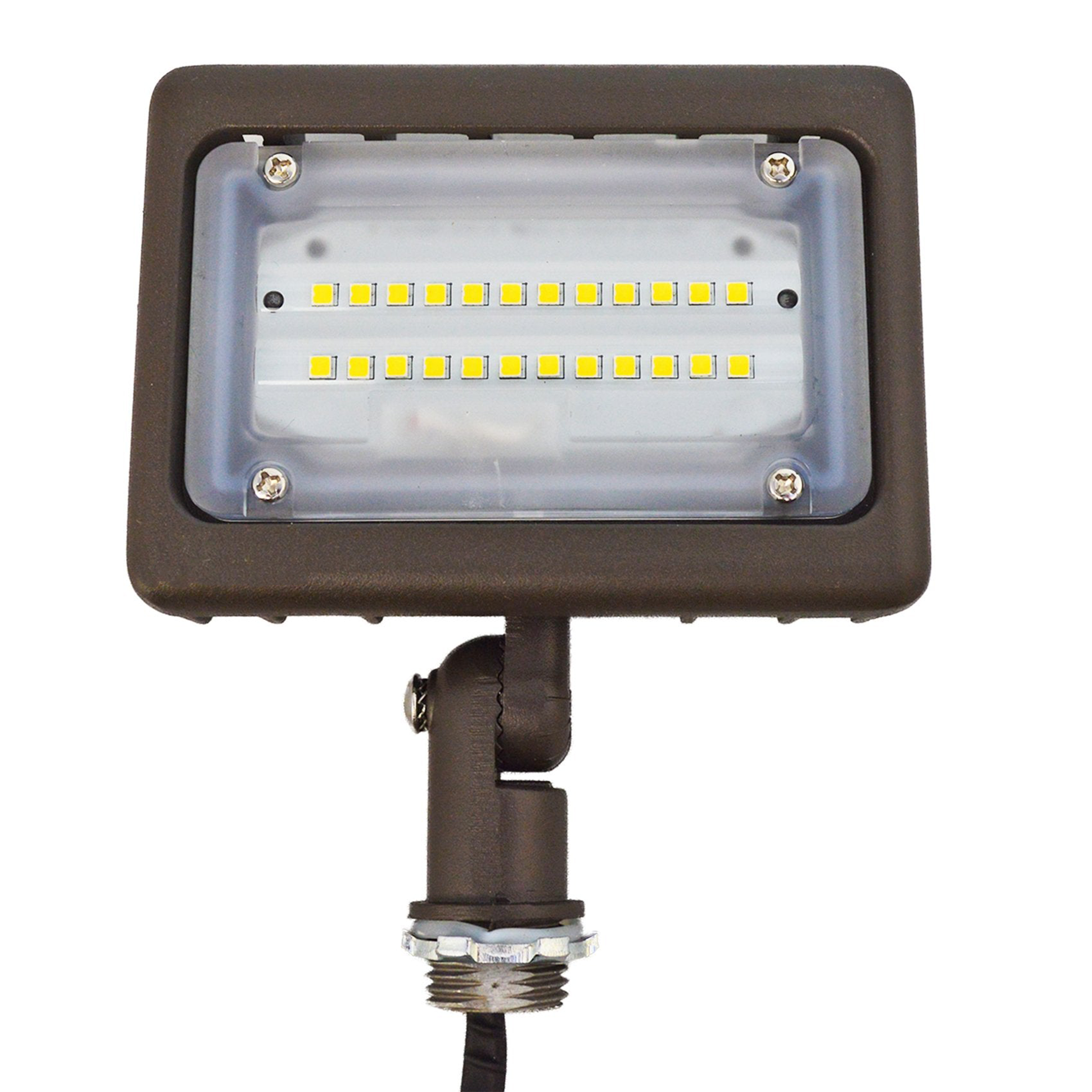 LED Flood Light 15W 2000 Lumens IP65 UL DLC Certified 5 Year Warranty - Knuckle Mount