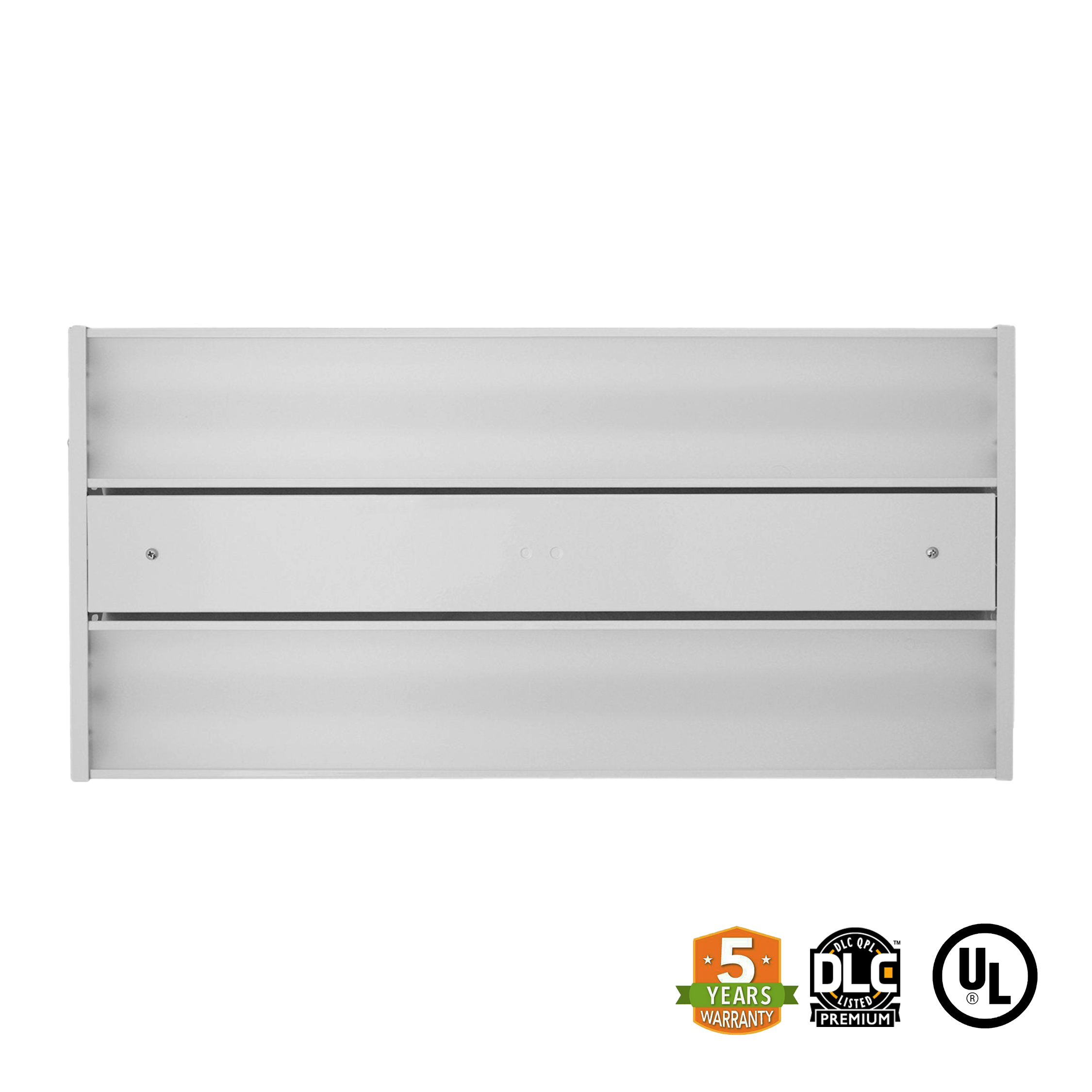 2ft LED Linear High Bay 165W 22425 Lumens -Frosted  - UL DLC Certified 5 Year Warranty - Chain Mount - Buy in Pack of 2