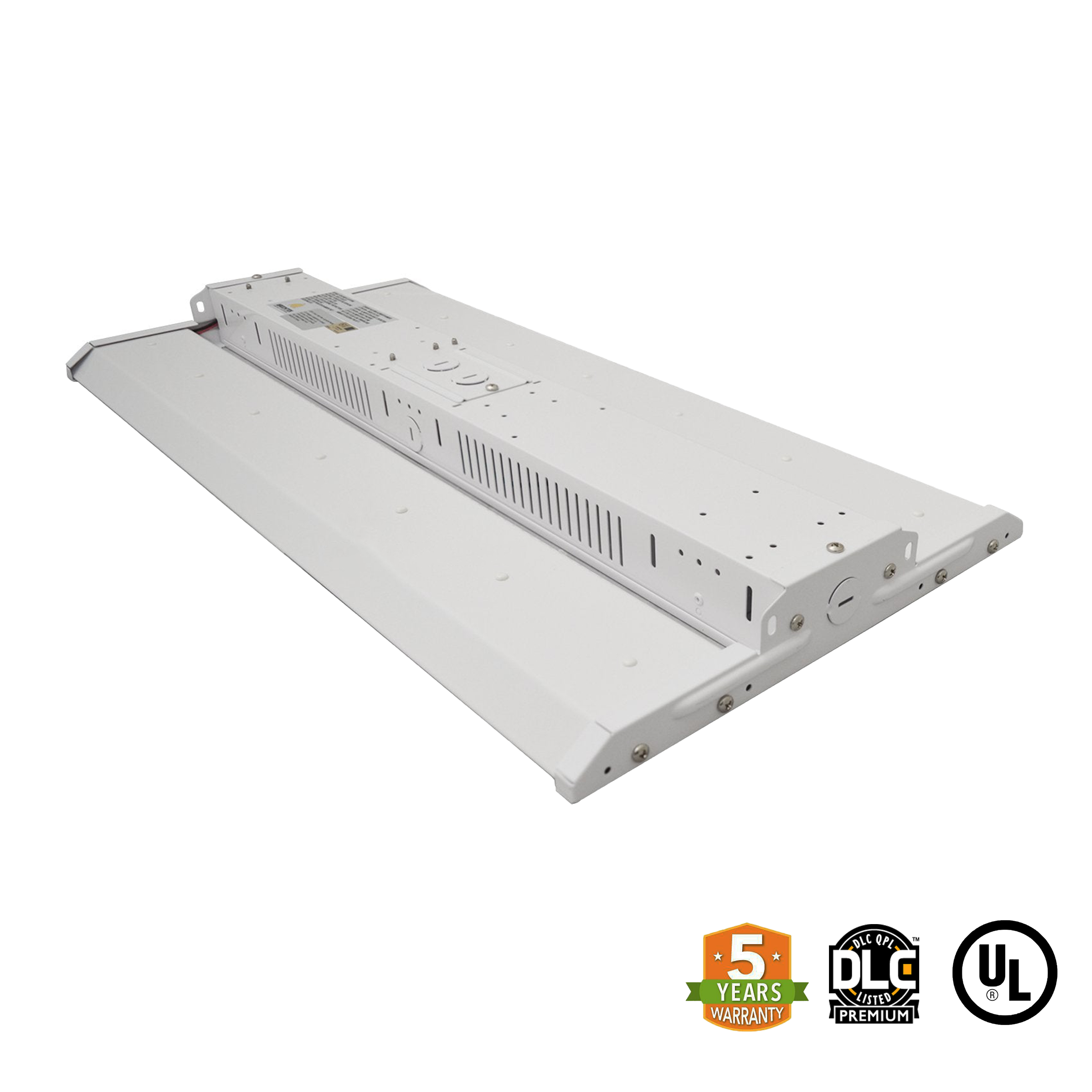 2ft LED Linear High Bay 165W 22425 Lumens -Frosted  - UL DLC Certified 5 Year Warranty - Chain Mount - Buy in Pack of 2